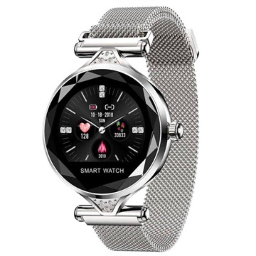 Women Smart Watch H1 Bracelet Waterproof Silver